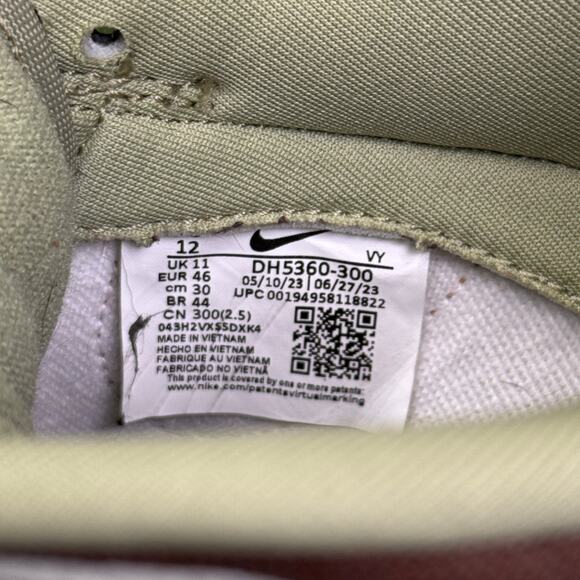Nike Dunk Low 'Dusty Olive' Size 12 DH5360-300 - Picture 7 of 9